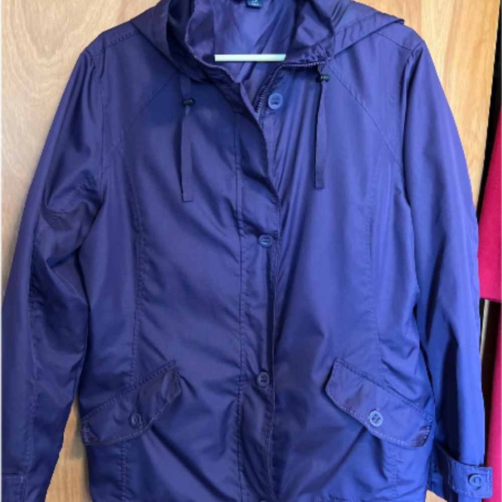 Land’s End Purple Jacket Large
